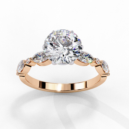 Soul Solitare Round Engagement Ring