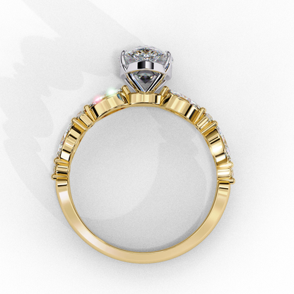 everyday Spark Pear Shape Soliatire Ring