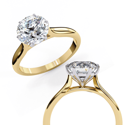 Round 1.92 Carat Solitaire Ring