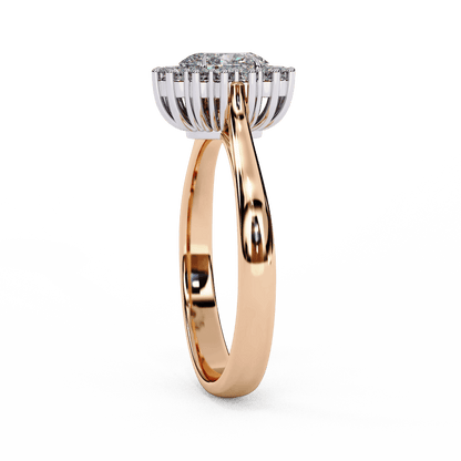 Oval Glow 0.45 Carat Solitaire Ring