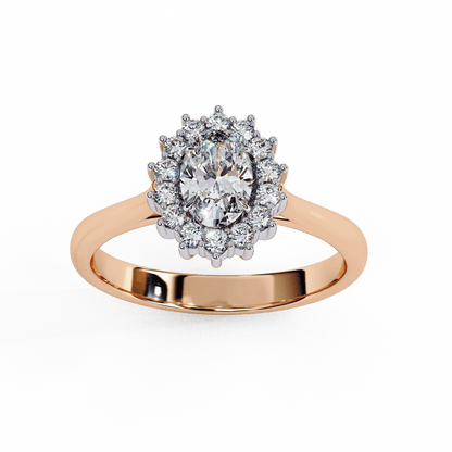 Oval Glow 0.45 Carat Solitaire Ring