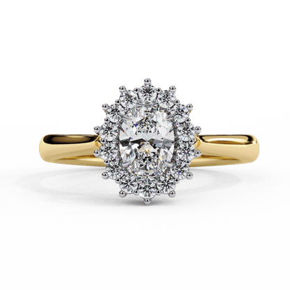 Oval Glow 0.45 Carat Solitaire Ring