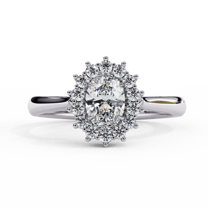 Oval Glow 0.45 Carat Solitaire Ring