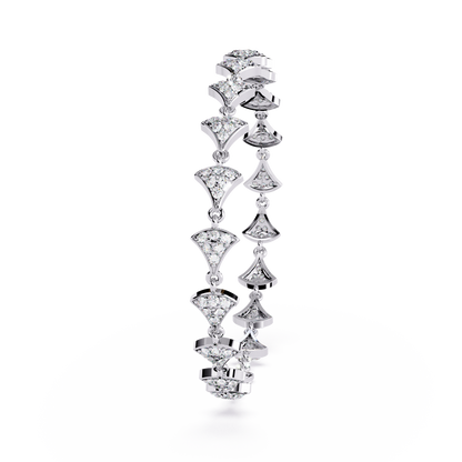 Diamond Petals Tennis Bracelet