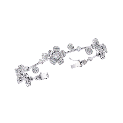 Golden Rose Diamond Bracelet