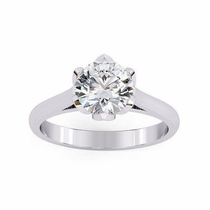 Classic Round Solitaire Ring