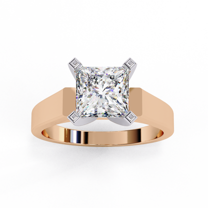 Dominion Princess Cut 1.72 Ct Solitaire Ring