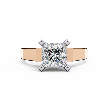 Dominion Princess Cut 1.72 Ct Solitaire Ring