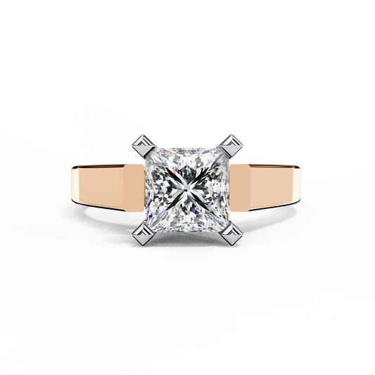 Dominion Princess Cut 1.72 Ct Solitaire Ring