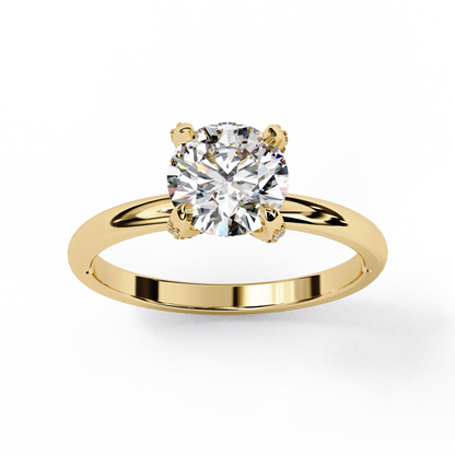Grace Everyday Round Solitaire Ring