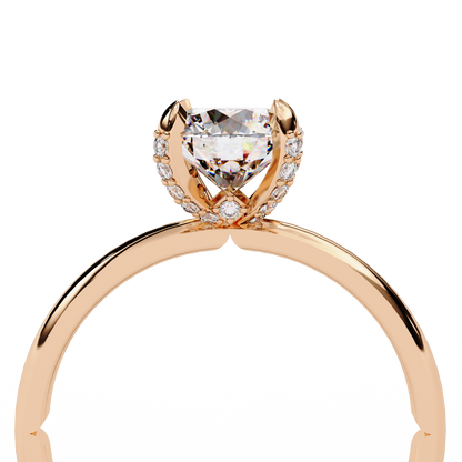 Grace Everyday Round Solitaire Ring