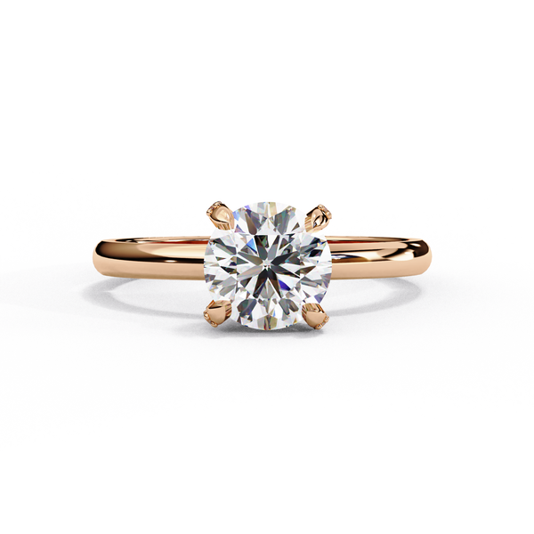 Grace Everyday Round Solitaire Ring