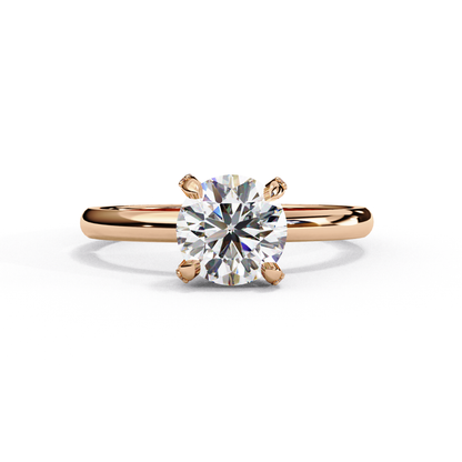 Grace Everyday Round Solitaire Ring
