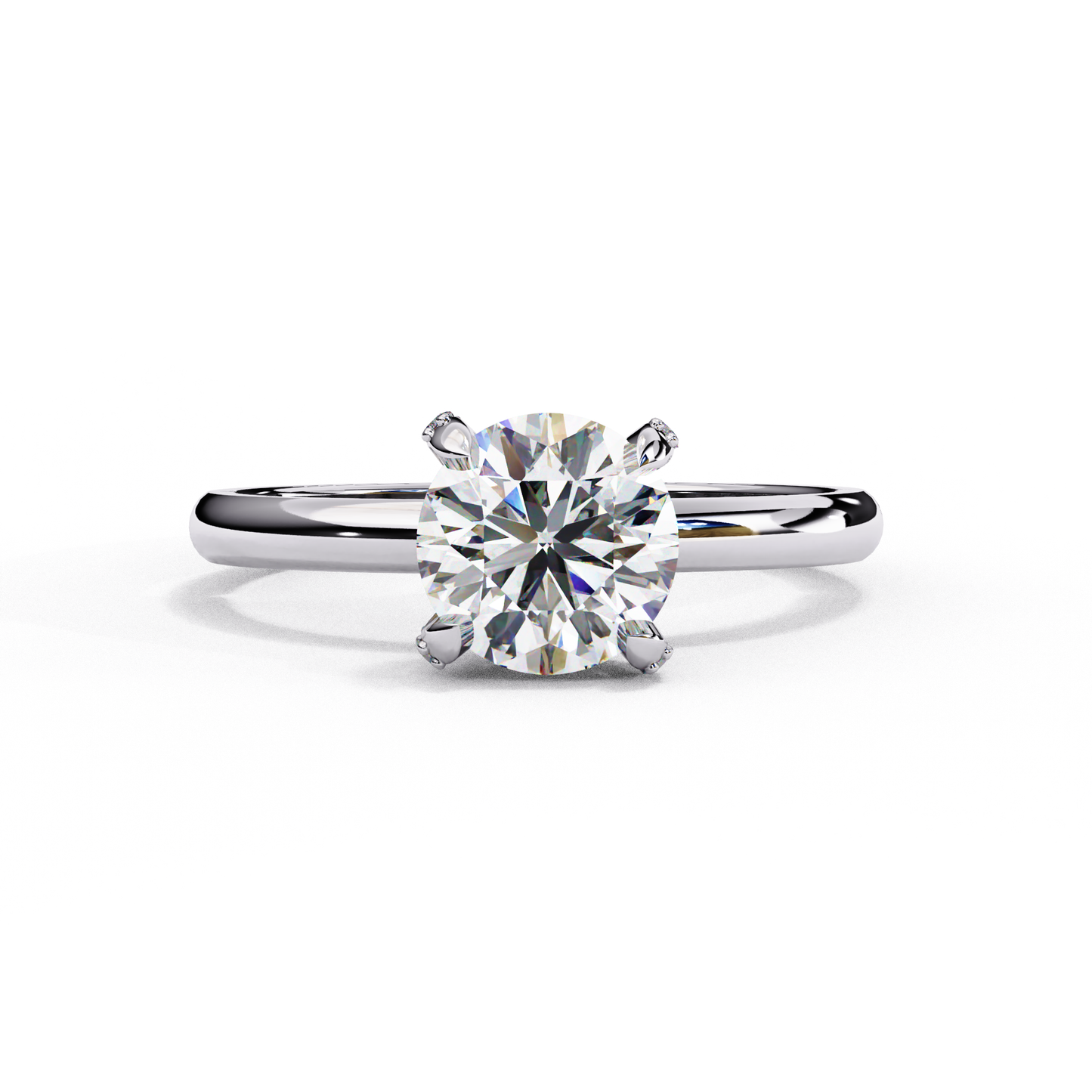 Grace Everyday Round Solitaire Ring