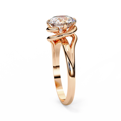 Uni Centre Round Solitaire Ring