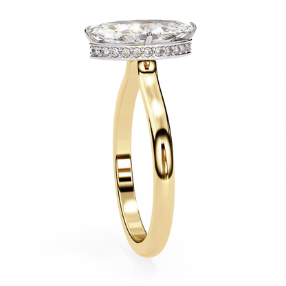 Daily Flaunt Marquise Solitaire Ring