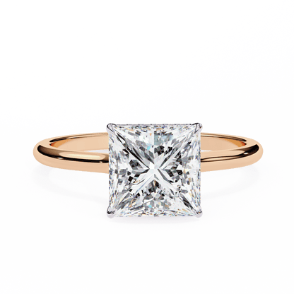 Prima Princess Cut 2.15 Carat Solitaire Ring