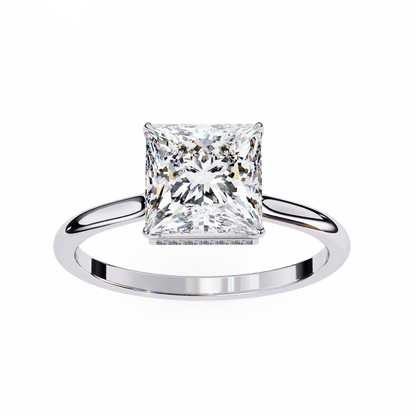 Prima Princess Cut 2.15 Carat Solitaire Ring