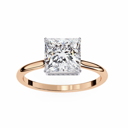 Prima Princess Cut 2.15 Carat Solitaire Ring