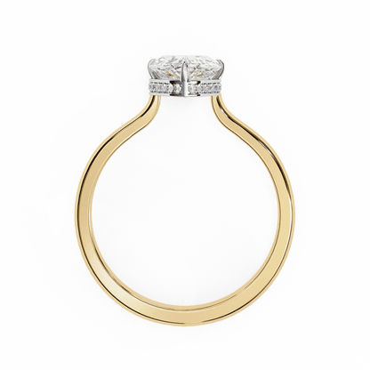 Pious Drop 1.8 Ct Pear Solitaire Ring