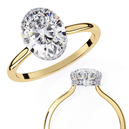 Classic Oval 1.89 Ct Oval Solitaire Ring