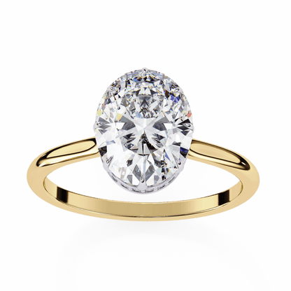 Classic Oval 1.89 Ct Oval Solitaire Ring