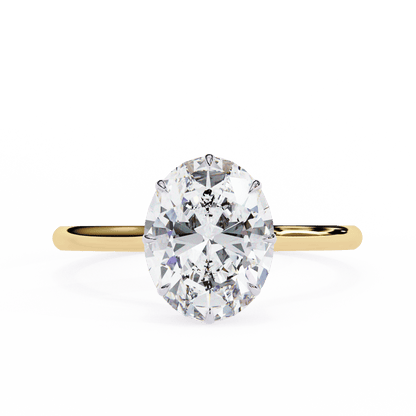 Classic Oval 1.89 Ct Oval Solitaire Ring
