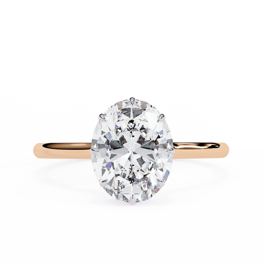 Classic Oval 1.89 Ct Oval Solitaire Ring