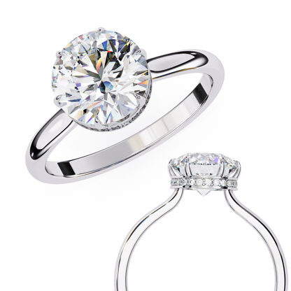 Aurora 2.22 Carat Round Solitaire Ring