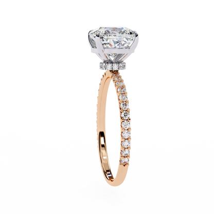 Jasmine Cushion Cut 2.56 Carat Solitaire Ring