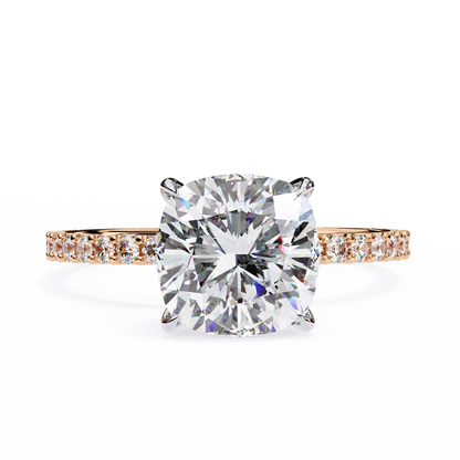 Jasmine Cushion Cut 2.56 Carat Solitaire Ring