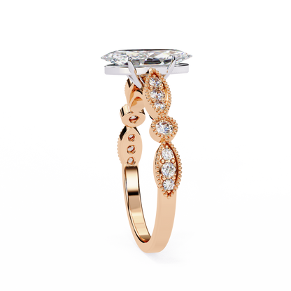 Mesmerizing Marquise Solitaire Engagement ring