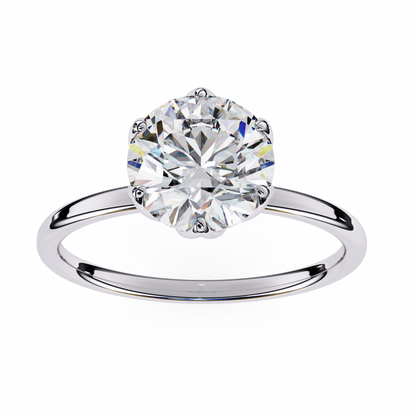 1.92 Carat Round Solitaire Everyday Ring