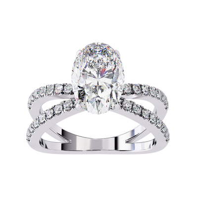 Opaline Oval 1.2 Carat Solitaire Ring
