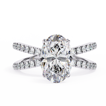 Opaline Oval 1.2 Carat Solitaire Ring