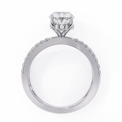 Opaline Oval 1.2 Carat Solitaire Ring