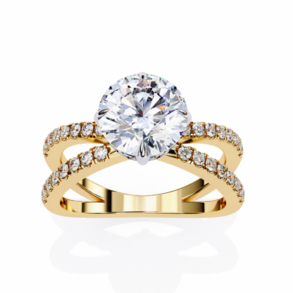Ora Round 2.27 Carat Solitaire Ring