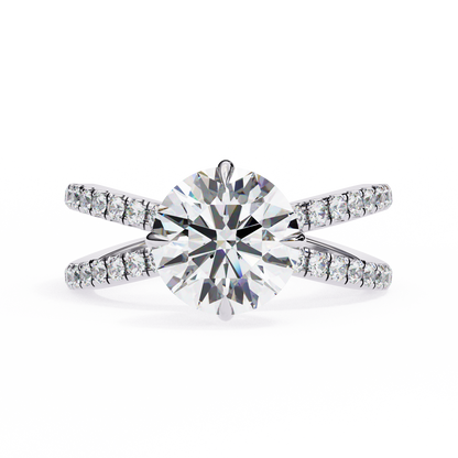 Ora Round 2.27 Carat Solitaire Ring