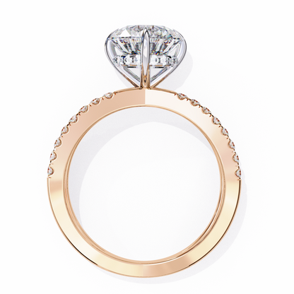 Ora Round 2.27 Carat Solitaire Ring
