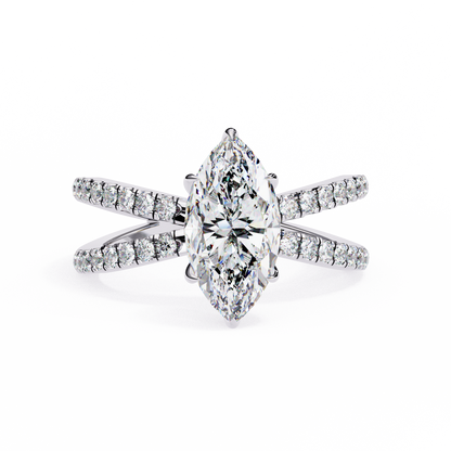Exquisite Marquise Solitaire Ring