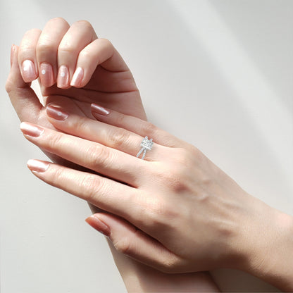 Luster Radiant Cut 2.47 Carat Solitaire Ring