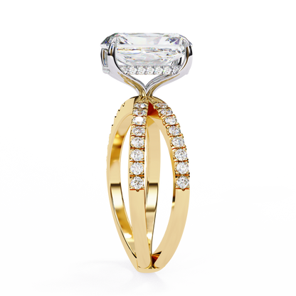 Luster Radiant Cut 2.47 Carat Solitaire Ring