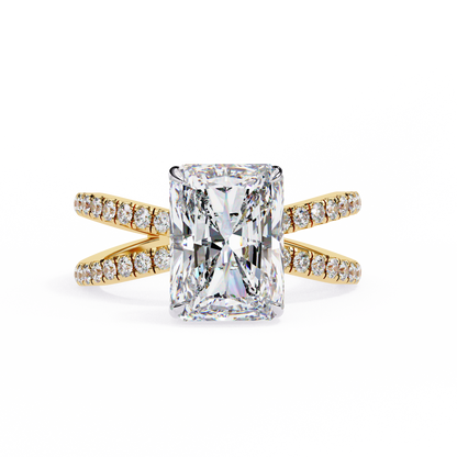 Luster Radiant Cut 2.47 Carat Solitaire Ring