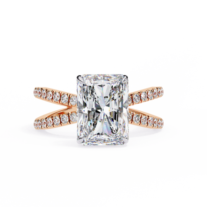 Luster Radiant Cut 2.47 Carat Solitaire Ring