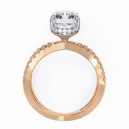 Luster Radiant Cut 2.47 Carat Solitaire Ring