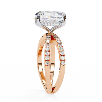 Luster Radiant Cut 2.47 Carat Solitaire Ring
