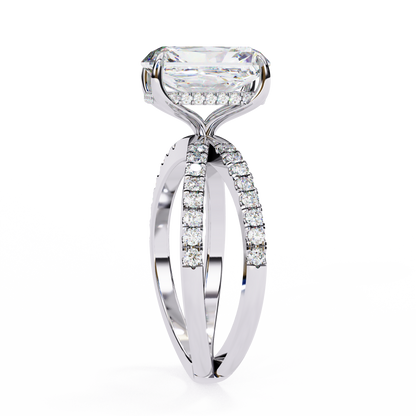 Luster Radiant Cut 2.47 Carat Solitaire Ring