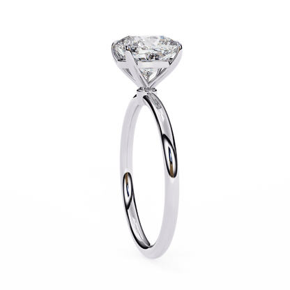 Veloura Cushion Cut 2.56 Carat solitaire Ring