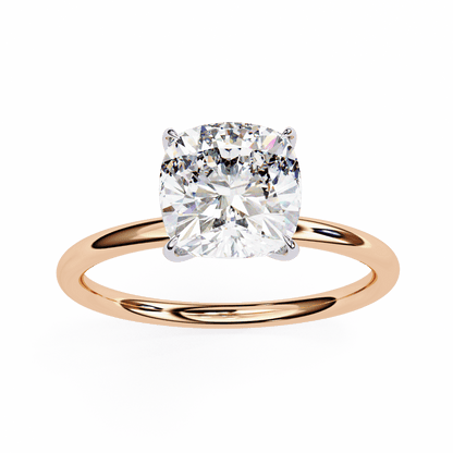 Veloura Cushion Cut 2.56 Carat solitaire Ring