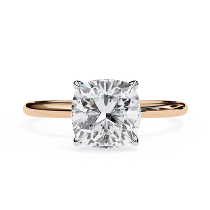 Veloura Cushion Cut 2.56 Carat solitaire Ring